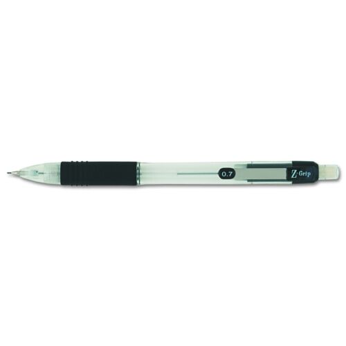 Zebra Z-Grip Mechanical Pencil, Clear Barrel, Choose Color & Tip Size - Picture 1 of 8