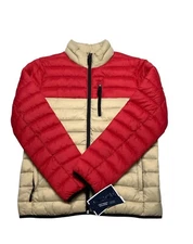 Club Room Men's Quilted Packable Puffer Jacket | Khaki Manor | Medium