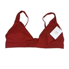 Andie The Tahiti Bikini Top Women's L Chili Pepper Red NWT 7526