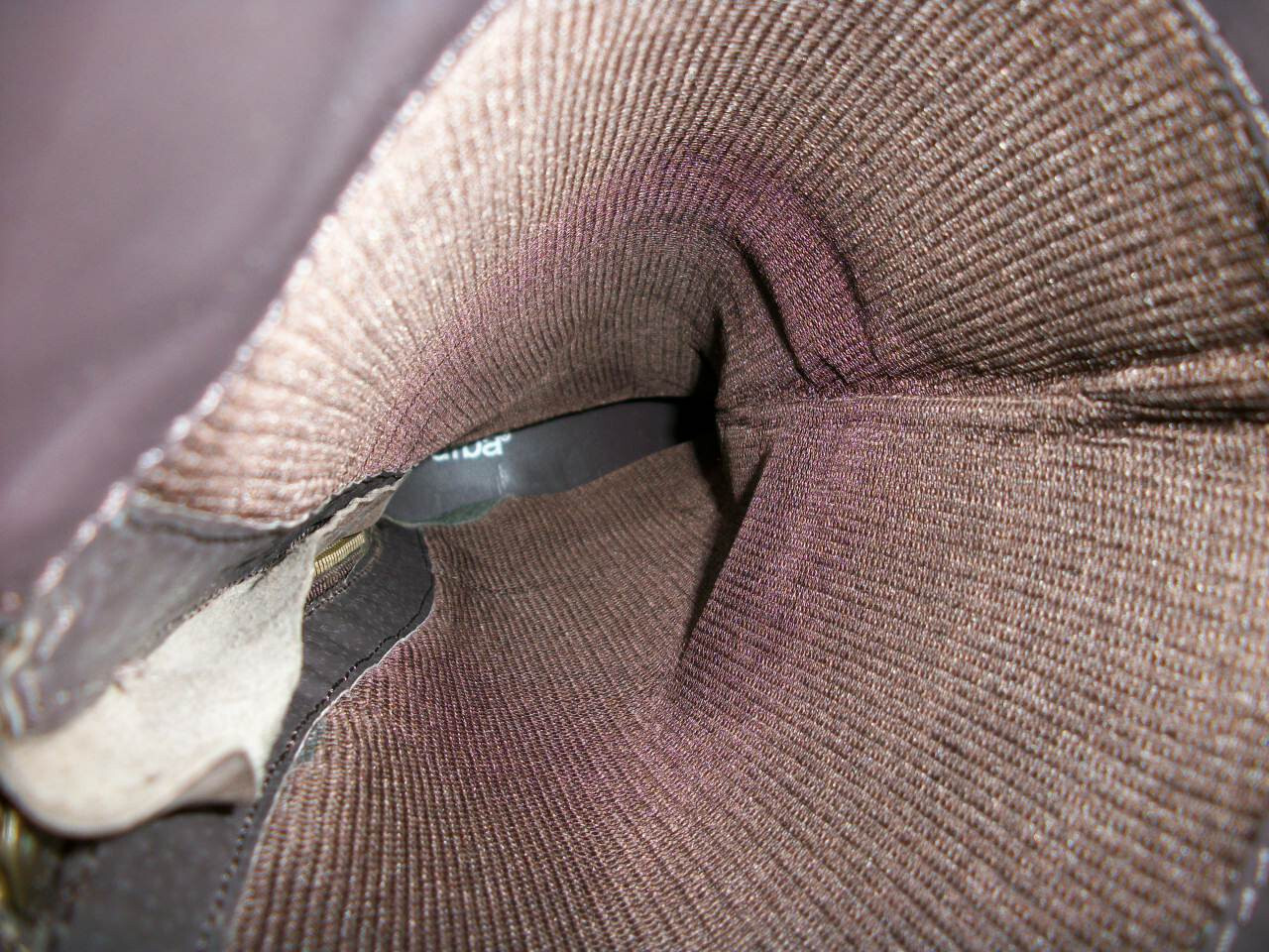 DIBA SUTTON BROWN DISTRESS LEATHER BACK ZIP ABOVE KNEE RIDING BOOTS 7M FREE SHIP