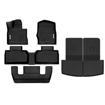 OEDRO Floor Mats Trunk Cargo Liner & Backrest Mat for 2020-2025 Ford Explorer