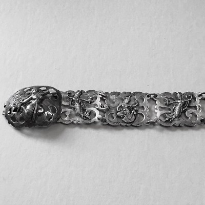 Solid Sterling Silver Siam Belt Siamese Mekkala Handmade 33\