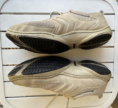 GEOX Respira Mens Classic Sporty Tan/Beige Suede Sneaker  display picture 1