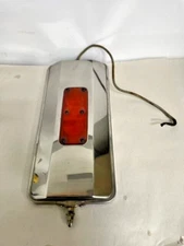 Heated Stainless Mirror w/ Amber LED West Coast 7"x16" for Peterbilt Kenworth