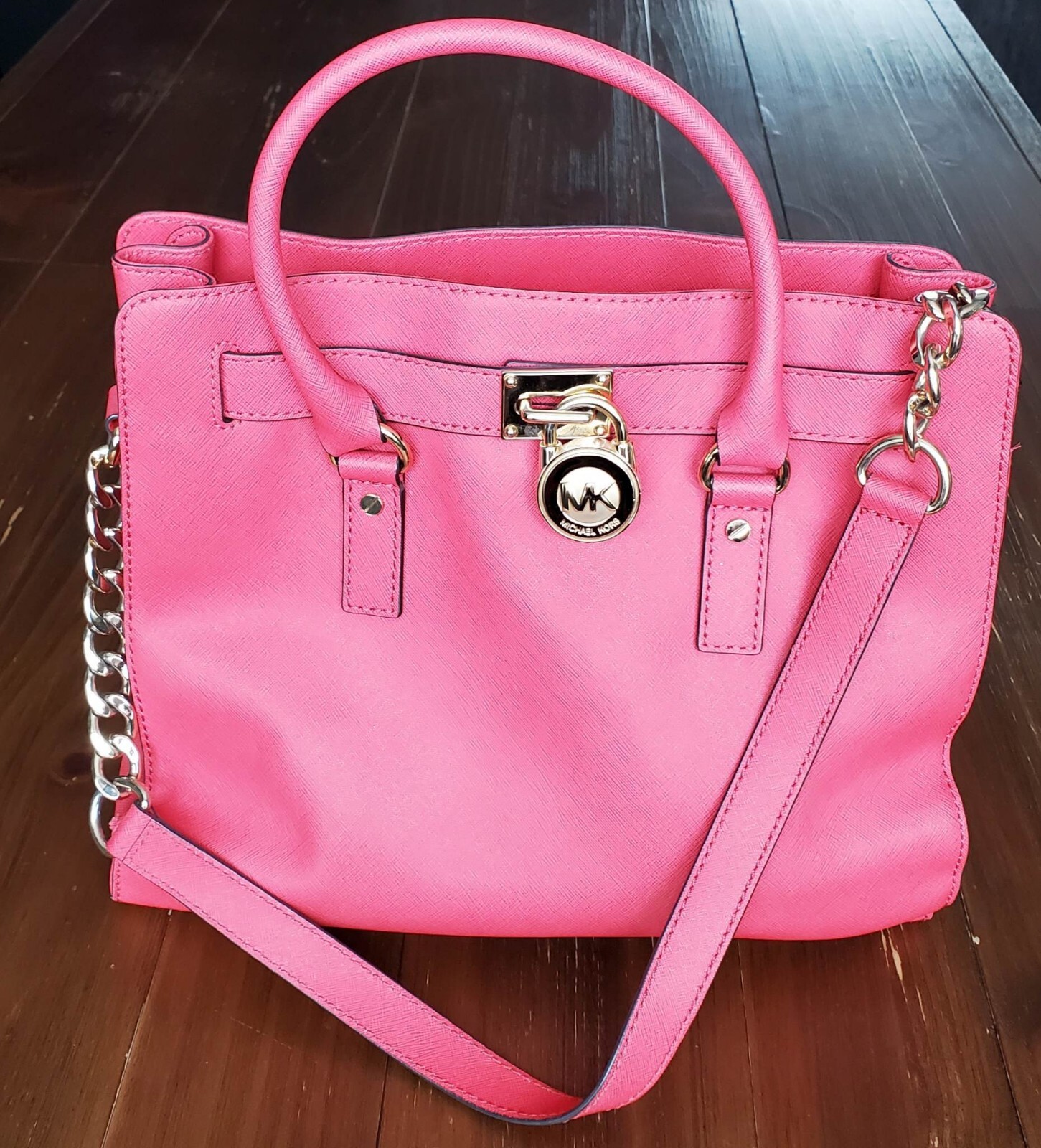 Michael Kors Saffiano Leather Shoulder Bag Gem