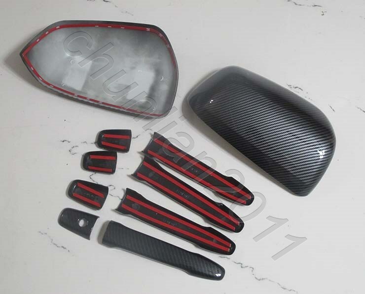 Black series set Side mirror cover Door handles Tailgate garnish Genuine Mitsubishi For Montero Sport 2016-2025 Black series set Side mirror cover Door handles Tailgate garnish Genuine Mitsubishi For Montero Sport 2016-2025