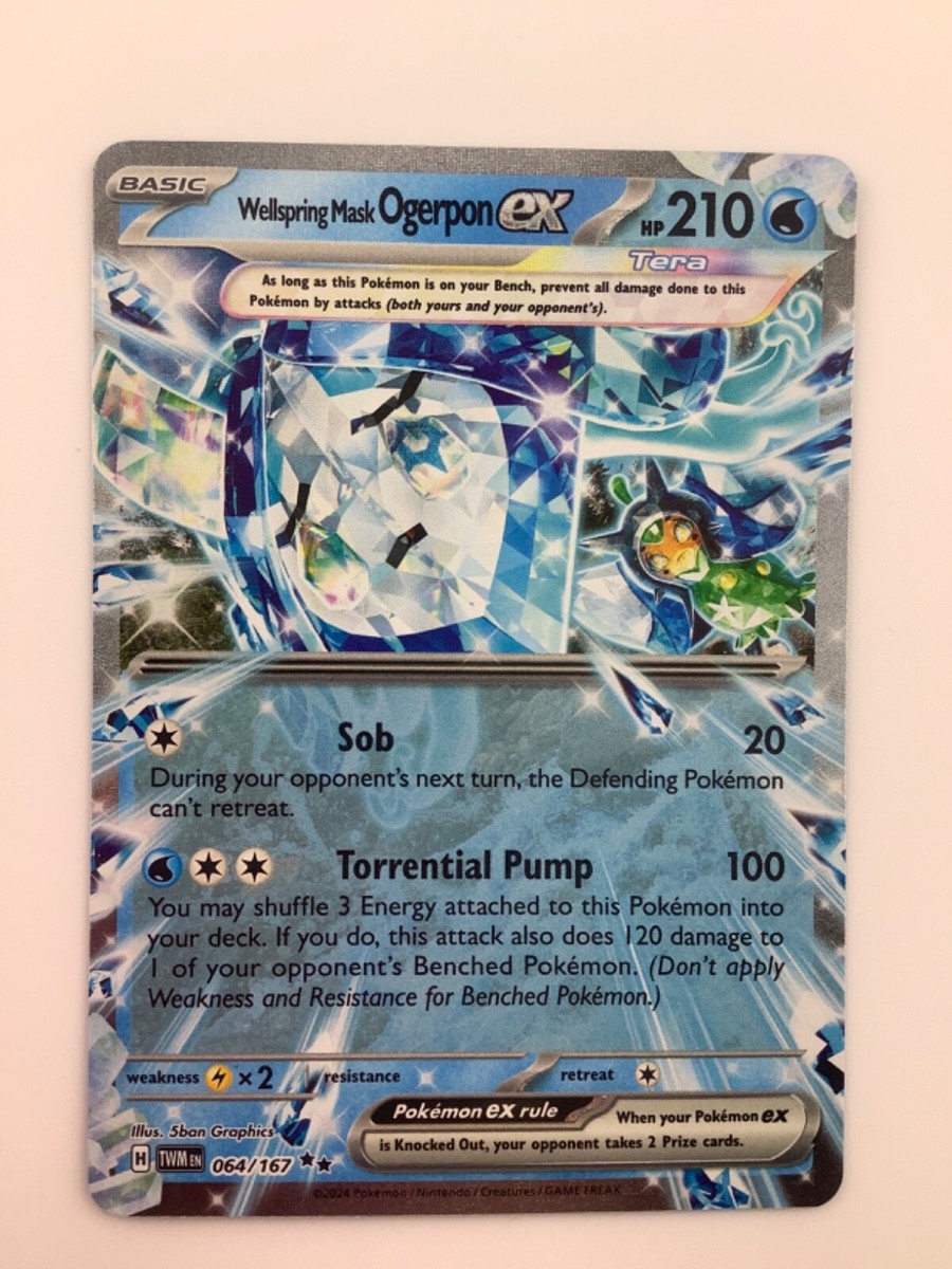 Pokemon TCG Wellspring Mask Ogerpon ex 064/167 Twilight Masquerade