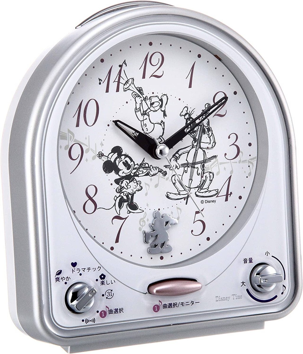 【訳あり】CITIZEN SEIKO Disney 置時計 4台まとめ売り Buy SEIKO Clock FD464S Alarm Analog Switchable Mickey & Friends