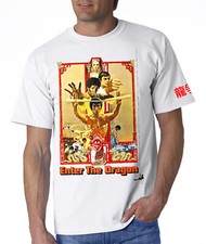 BRUCE LEE ICONIC MOVE POSTER T-SHIRT