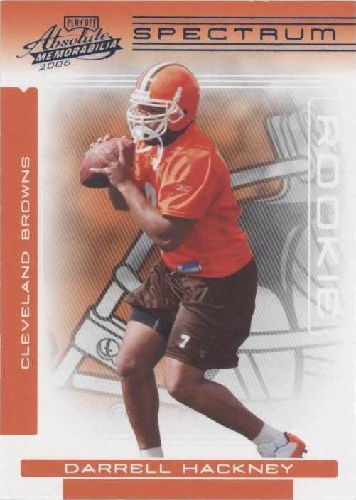 Darrell Hackney 2006 Playoff Absolute Memorabilia - Rookie Darrell Hackney #155 ...