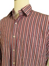 Polo Ralph Lauren Men's L/S Long Slv XL Shirt Stripe Button Cotton Curham Sport