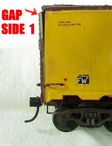 HO - 42ft BRASS BOXCAR DK Mfg ART MISSOURI PACIFIC Light Weathered - Needs Touch - Picture 7 of 9