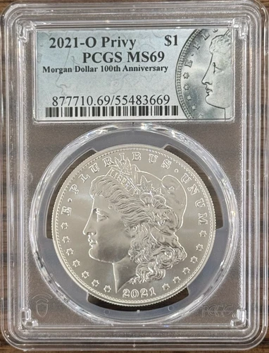 2021 O Morgan Dollar PCGS MS69