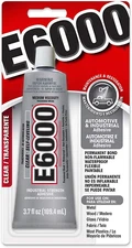 Permanent Bond E6000 Medium Viscosity Auto/Industrial Adhesive Waterproof 3.7 Oz