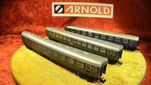 Arnold Set 3-teilig Schnellzug DB 1.+ 2. Kl, Ep. IV Spur N 💥  Konvolut [2141] | Zustand: Gebraucht