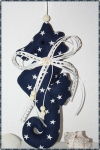 Seepferdchen Maritime Dekoration Bad Deko Kinderzimmer Handarbeit Landhaus Ebay