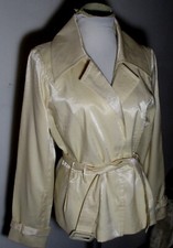 Women's Elizabeth Hasselbeck Creme Snap Button Jacket Size 14 Nwot