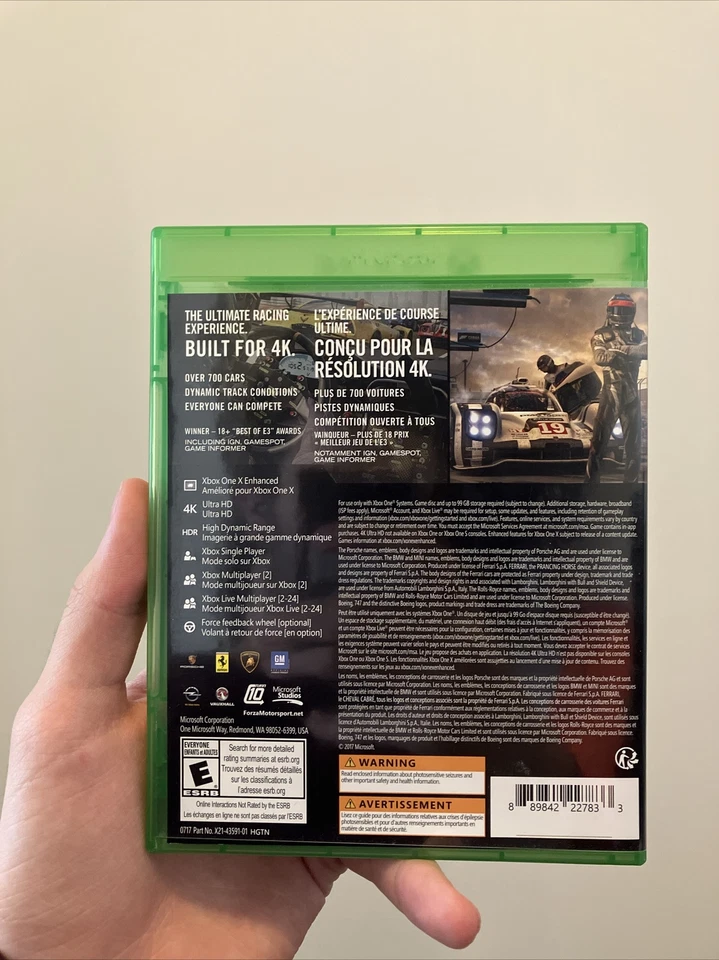 Forza Motorsport 7 (Microsoft Xbox One, 2017) (Canada Version) - Image 2 of 3
