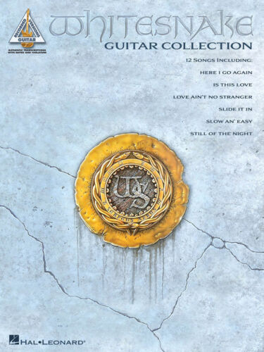 LIBRO DE CANCIONES DE PARTITURAS DE PARTITURAS DE COLECCIÓN DE GUITARRAS WHITESNAKE - Imagen 1 de 1