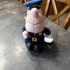Frosty the Snowman Traffic Cop Vintage Police Officer Plush 12" Stuffins