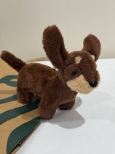 Jellycat Otto Sausage Dog Bag Charm   Cute Dachshund Plush Keychain   New Tags