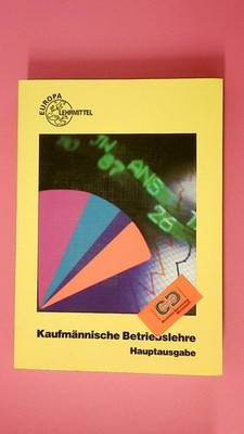 170887 Steffen Berner KAUFMÄNNISCHE BETRIEBSLEHRE Hauptausgabe