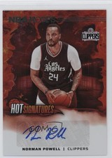 2024-25 Panini NBA Hoops Hot Signatures Norman Powell #HS-NPC Auto 4z8
