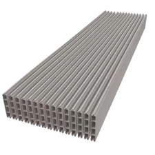 Linden 6 Ft X 8 Ft Privacy Framed Flat Fence Panel Gray Fast Pack Infills (15-Pi