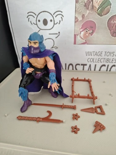 Vintage TMNT Ninja Turtles Figure SOFTHEAD SHREDDER 1988 Complete