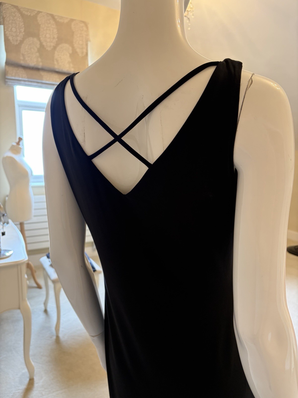 Bravissimo Women's Full Length Dress Size 12 Curvy/ Really Curvy Black image 5
