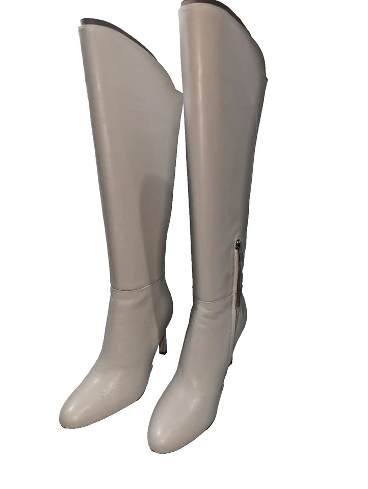 Botas de tacón de aguja hasta la rodilla de gamuza negras Nine West Sancha para mujer talla 9,5 - Nuevas en caja Foto 2 de 4