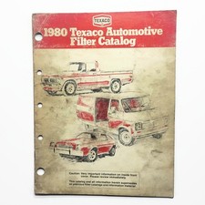 Vintage Texaco 1980 Automotive Filter Ad Catalog Manual White Plains Ny Vintage Texaco 1980 Automotive Filter Ad Catalog Manual White Plains Ny