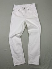 AYR The Stir Slim Straight Jeans White Made in LA Size 26S