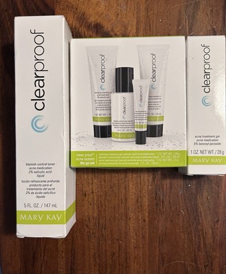 Lot of Mary Kay Clear Proof Acne System -  On the go! New in Box 