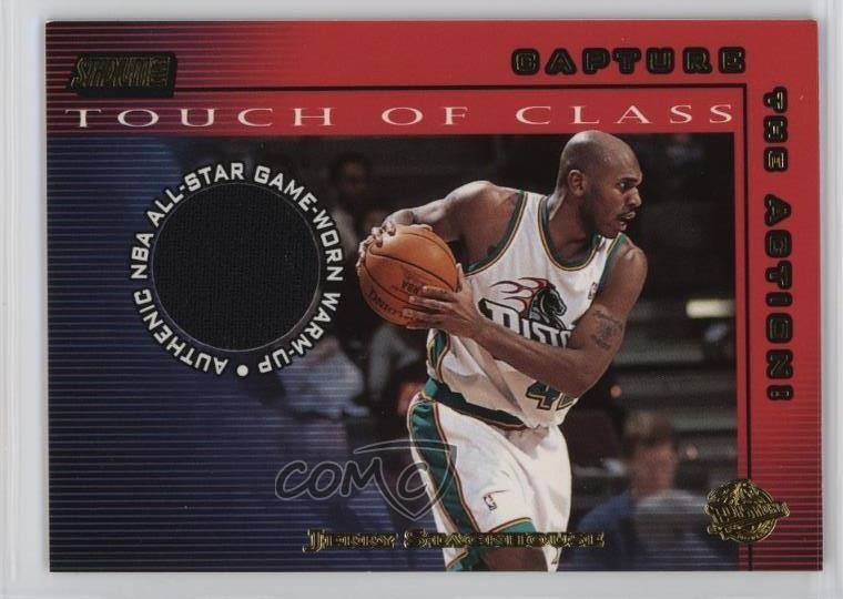 2001-02 Topps Stadium Club Touch of Class Jerry Stackhouse #TC-JS 1l73