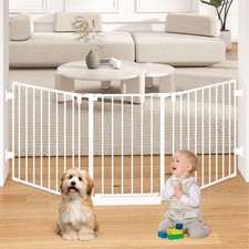 29.4-78" Extra Wide Baby Gate, Long Dog Gates Indoor for Stairs