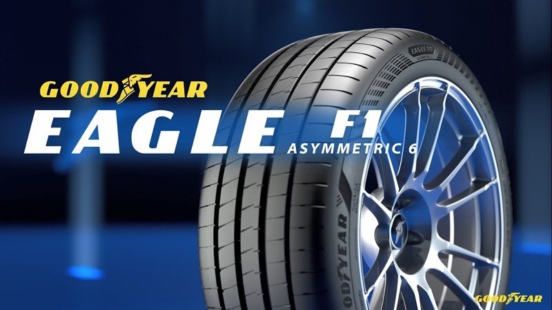 Kit 4 Pneumatici Gomme 225/45R17 91Y Goodyear Eagle F1 Asymetric 6 - Miniatura 3