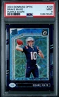 2024 PANINI DONRUSS OPTIC PURPLE SCOPE #229 DRAKE MAYE ROOKIE RC PSA 9