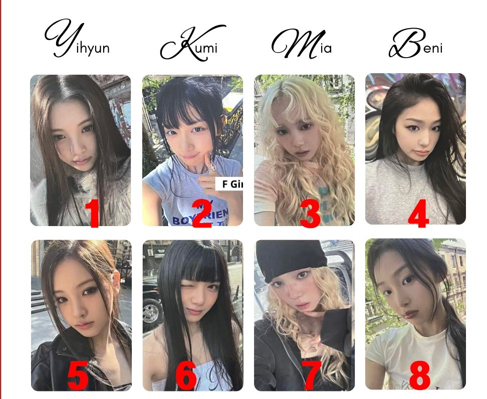 BabyDONTCry Fgirl ミア トレカ ファンミ Baby DONT Cry BDC Album F GIRL Official Original Photocard Photo
