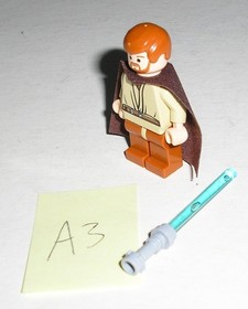 Lego Star Wars OBI-WAN KENOBI (Dark Orange Legs) Minifigure 7255 (Minty) *A3*
