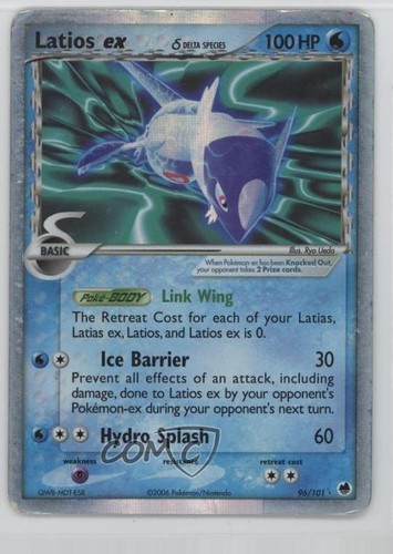 Latios ex Holo Pokémon EX Dragon Frontiers #96 2006