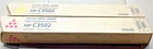 Set of Genuine Ricoh 841737 Magenta + 841736 Yellow Toners for Aficio MP C3002