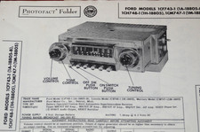 Vtg Orig 1951 Ford Mercury Lincoln Radio Schematics Parts List Diagram 1cf743-1 Vtg Orig 1951 Ford Mercury Lincoln Radio Schematics Parts List Diagram 1cf743-1