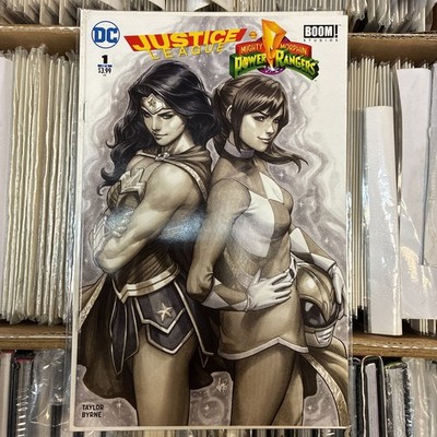 Justice League Power Rangers #1 Artgerm Copic Variant DC / Boom! 2017 In Mailer