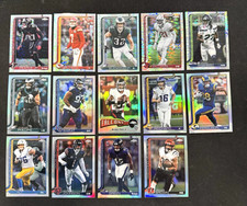 2025 Topps Chrome Football:  Lot Of 14 Refractors and Pulsars. Set Builders!