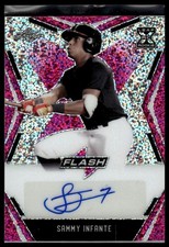 2020 Leaf Flash #BA-SI1 Sammy Infante Base Autographs Pink