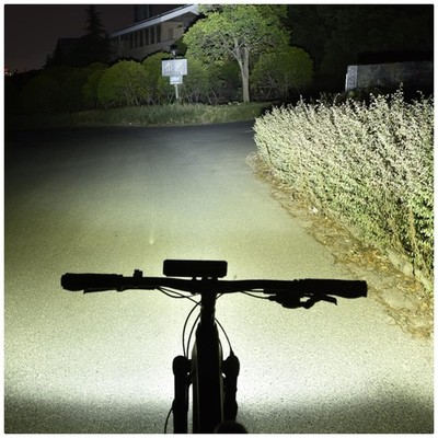 Rechargeable Bike Light with Power Bank Function - 8000 mAh