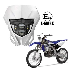 Dirt Bike LED Headlight For YAMAHA WR250F WR450F WR250R YZ450F KAWASAKI KLX KX