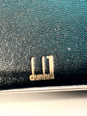 vintage dunhill cigarette case w goldtone interior