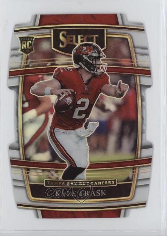 2021 Panini Select Concourse White Prizm Die-Cut 27/99 Kyle Trask Rookie RC yj0